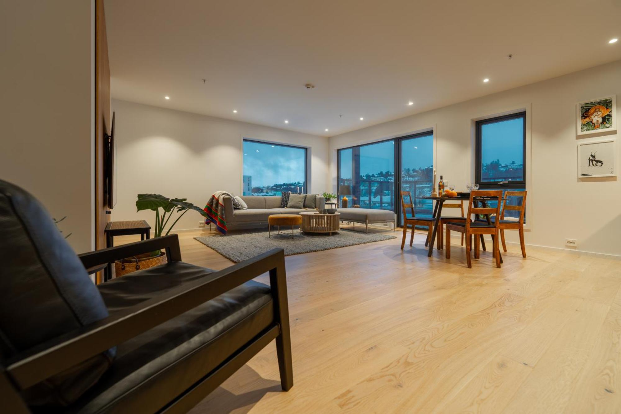 Northern Light Apartments - Nyholmen Luxury Penthouse B Tromsø Exteriér fotografie